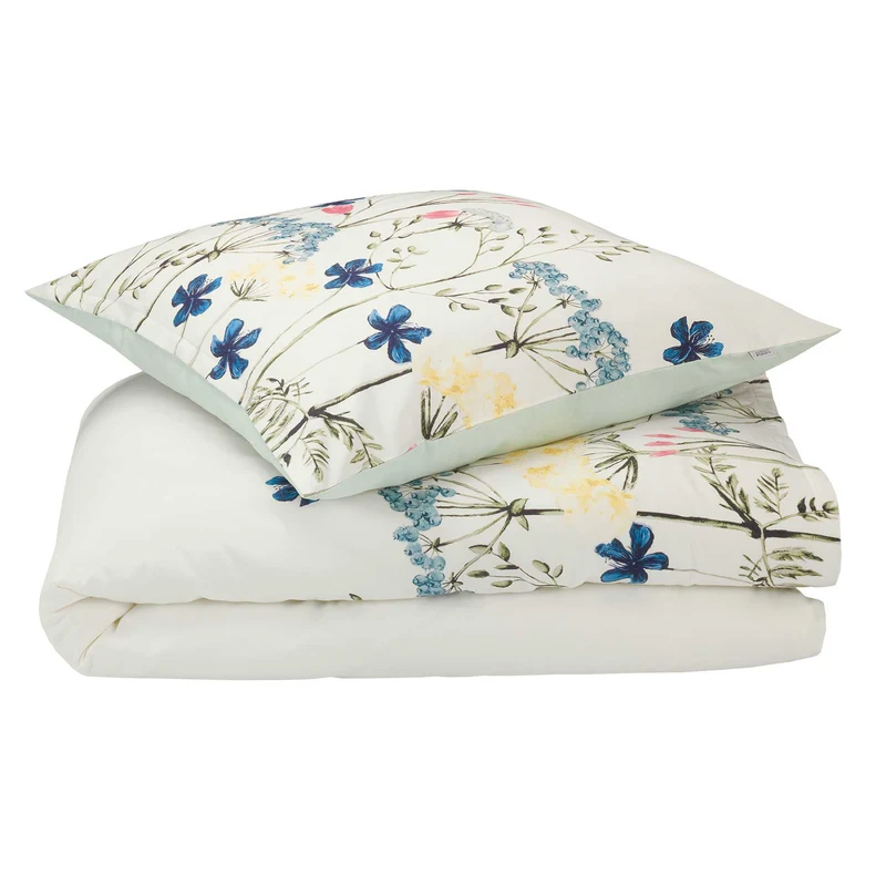 SCHÖNER WOHNEN Satin Bettwäsche Hopeful - weich & atmungsaktiv - Blumen