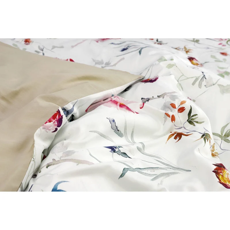 SCHÖNER WOHNEN Satin Bettwäsche - weich & atmungsaktiv - Blumen