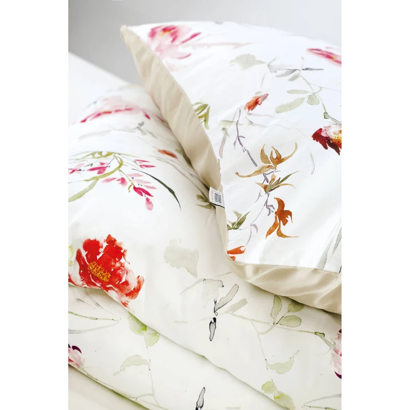 SCHÖNER WOHNEN Satin Bettwäsche - weich & atmungsaktiv - Blumen