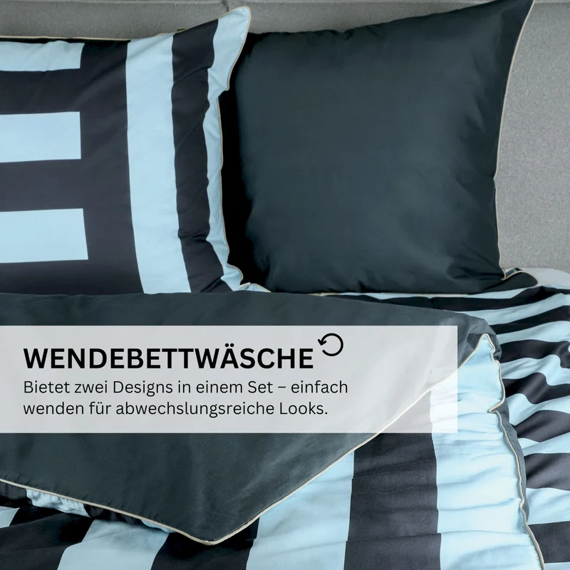 ESPRIT Fashion Bettwäsche - wärmeregulierende Baumwolle - Wendebettwäsche