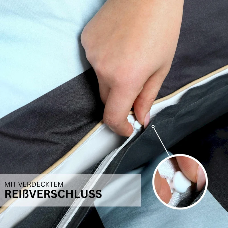ESPRIT Fashion Bettwäsche - wärmeregulierende Baumwolle - Wendebettwäsche