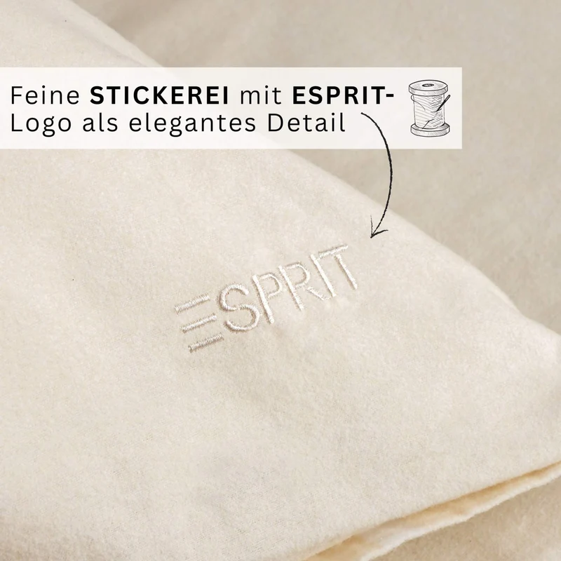 ESPRIT Flanell Bettwäsche - kuschelig weich & wärmende Baumwolle