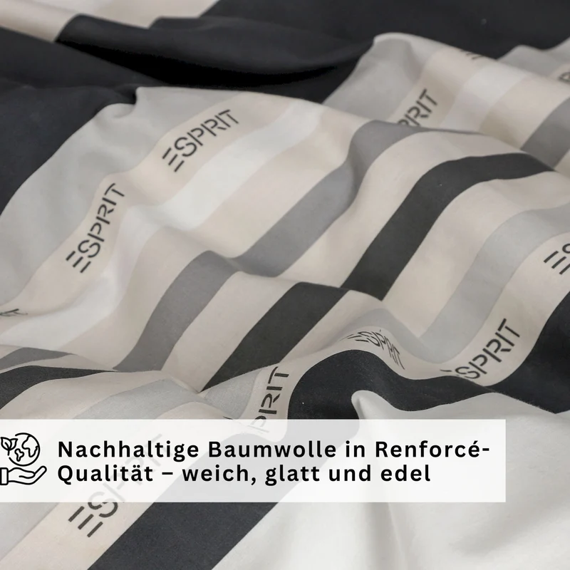 ESPRIT Fashion Bettwäsche - Moderner Look aus wärmeregulierender Baumwolle