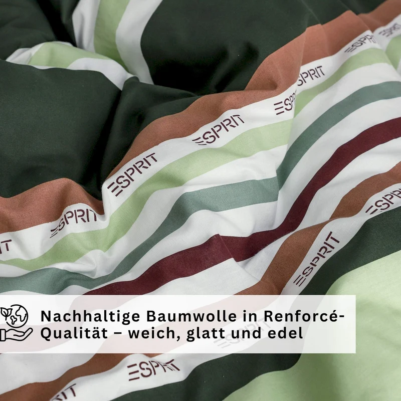 ESPRIT Fashion Bettwäsche - Moderner Look aus wärmeregulierender Baumwolle