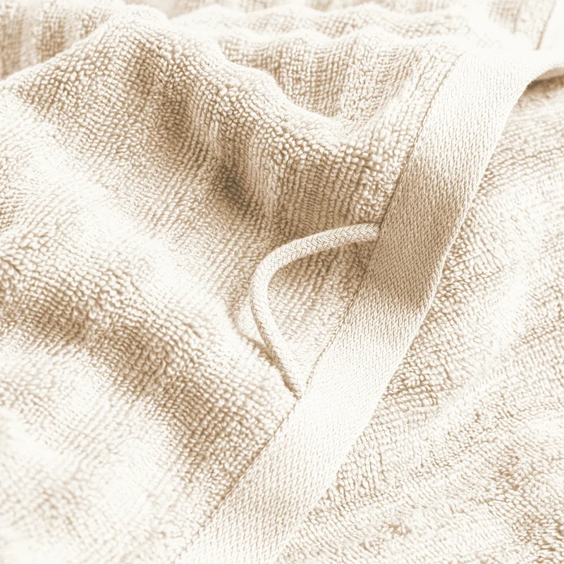 Handtuch Sets "Waves" - Creme - 2x30x50 + 2x50x100 + 2x70x140 cm