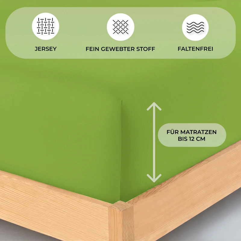Topper Jersey Spannbettlaken 200x200 cm