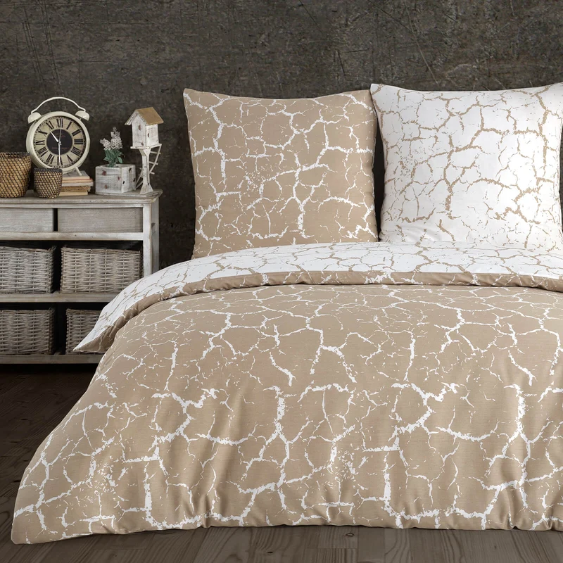 Renforcé Wende Bettwäsche "Mercer Royal", 100% Baumwolle, 80x80 Kissenbezug