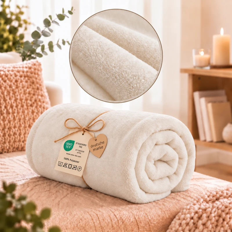 Kuscheldecke, Fleece, 150x200, 220x240, 230x270 cm