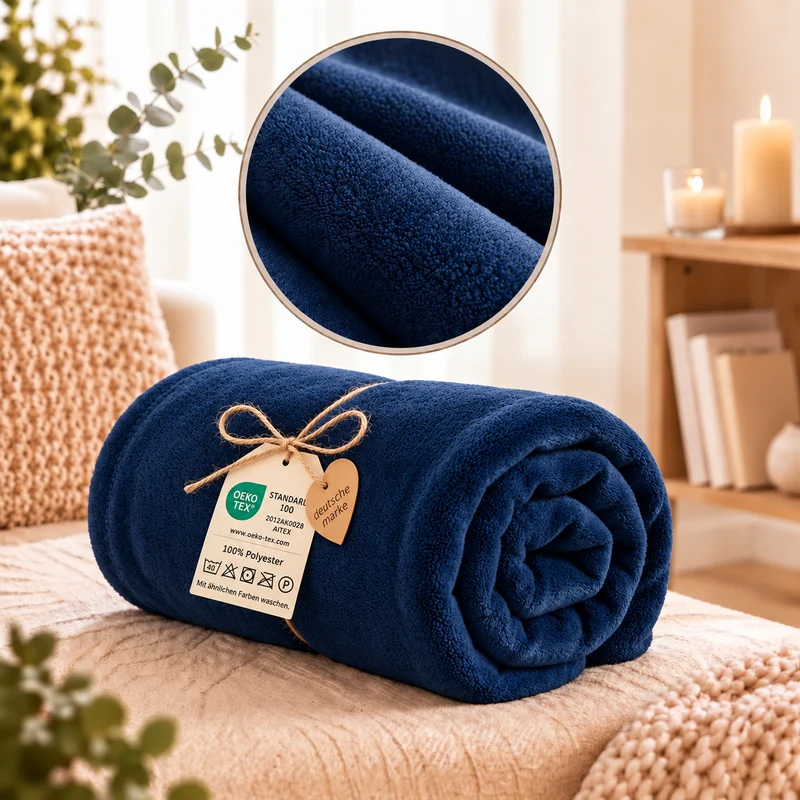 Kuscheldecke, Fleece, 150x200, 220x240, 230x270 cm