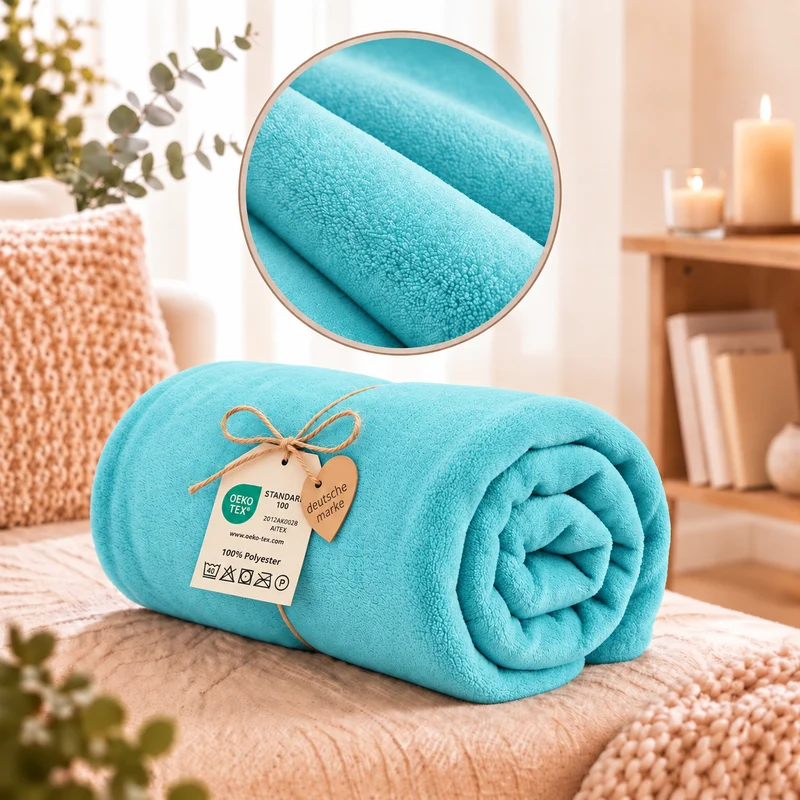 Kuscheldecke, Fleece, 150x200, 220x240, 230x270 cm