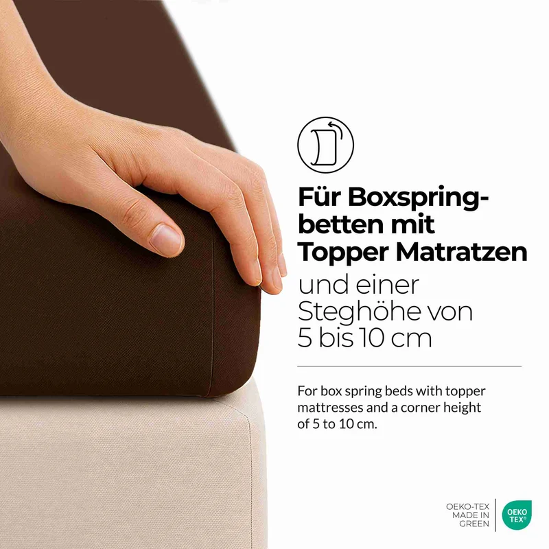 etérea Comfort Jersey Topper Spannbettlaken