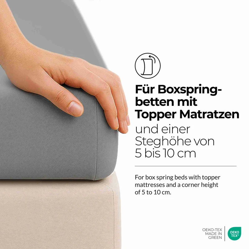 etérea Comfort Jersey Topper Spannbettlaken
