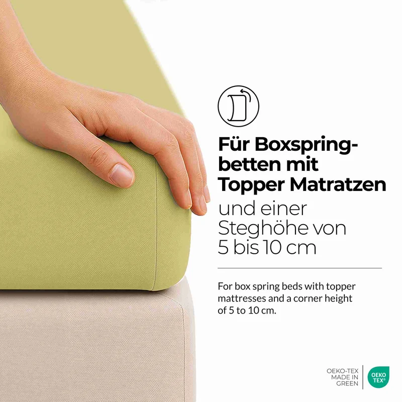 etérea Comfort Jersey Topper Spannbettlaken