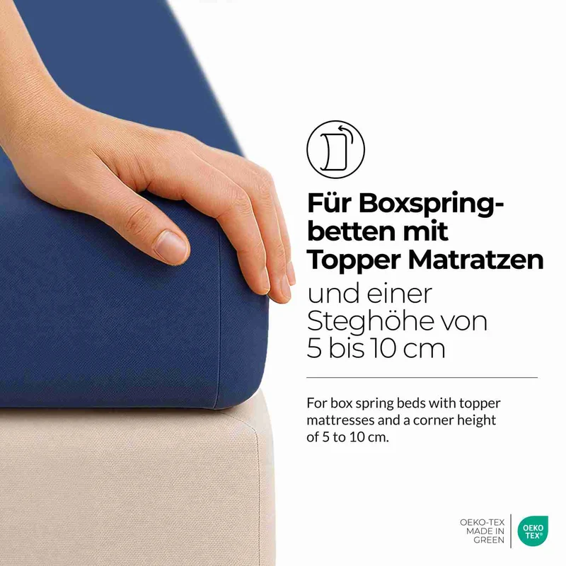 etérea Comfort Jersey Topper Spannbettlaken
