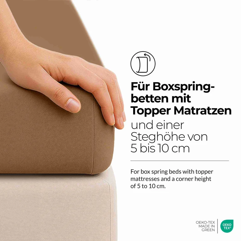 etérea Comfort Jersey Topper Spannbettlaken