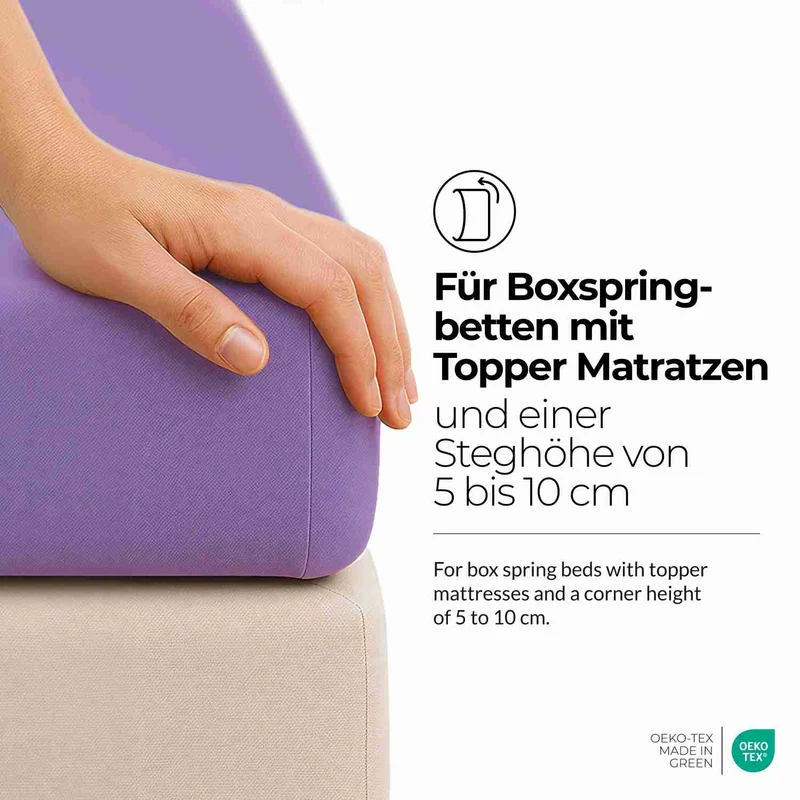 etérea Comfort Jersey Topper Spannbettlaken