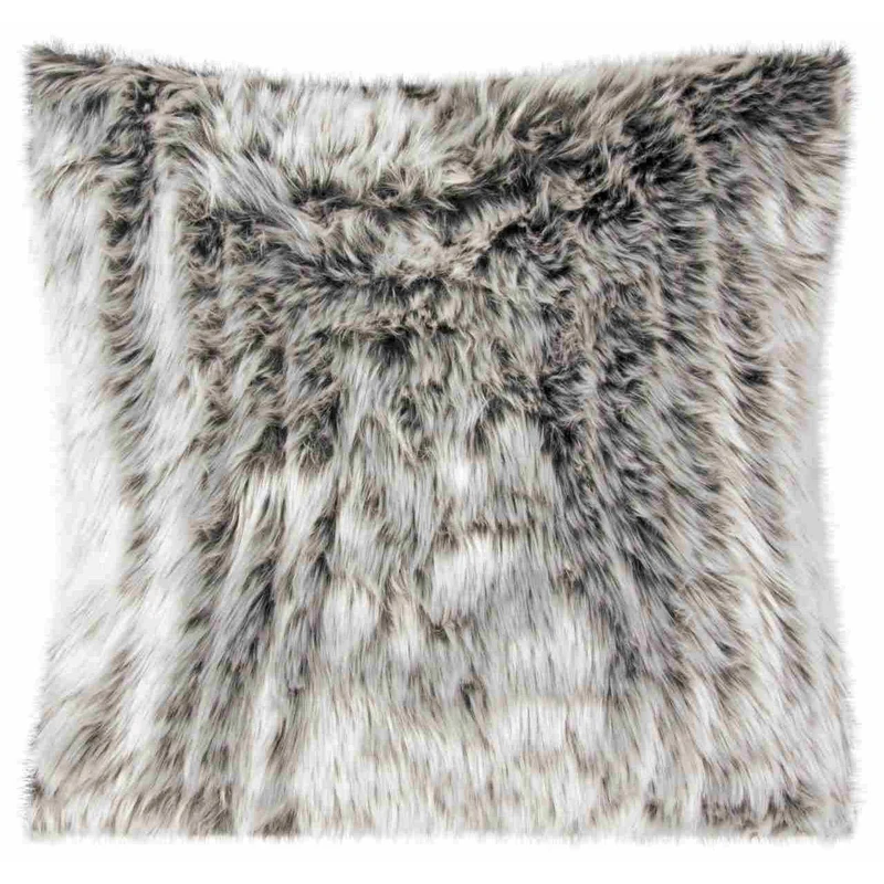 Magma Kissenhülle 40x40 cm Flauschig Einfarbig Zobel
