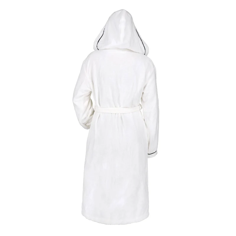 SCHÖNER WOHNEN Bademantel flauschig - Unisex mit Kapuze