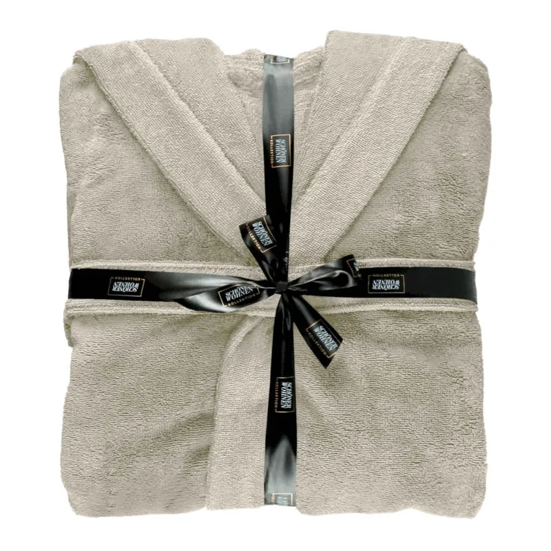 SCHÖNER WOHNEN Bademantel flauschig - Unisex mit Kapuze