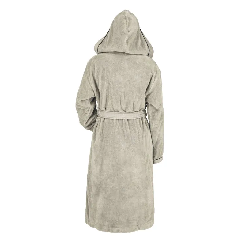 SCHÖNER WOHNEN Bademantel flauschig - Unisex mit Kapuze