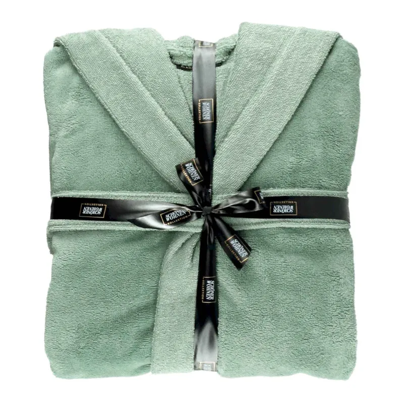 SCHÖNER WOHNEN Bademantel flauschig - Unisex mit Kapuze