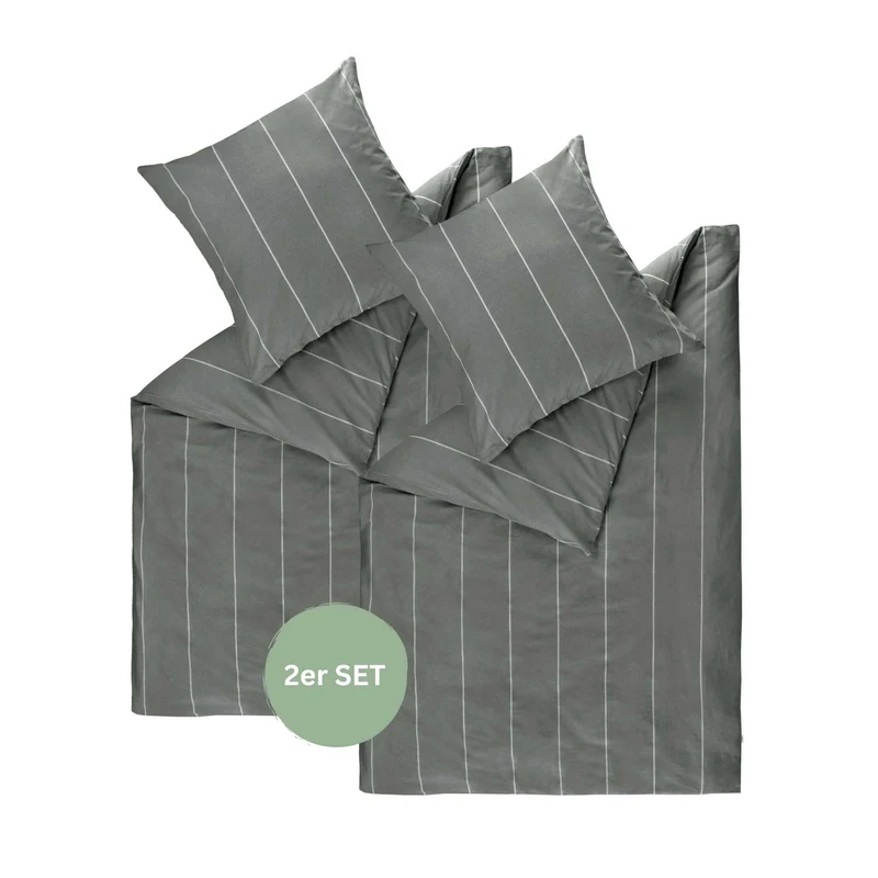 ESPRIT Renforcé Bettwäsche - wärmeregulierend - Streifen