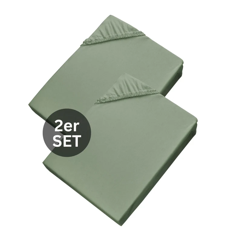 SCHÖNER WOHNEN Spannbettlaken - elastische - für bis zu 30cm hohe Matrazen