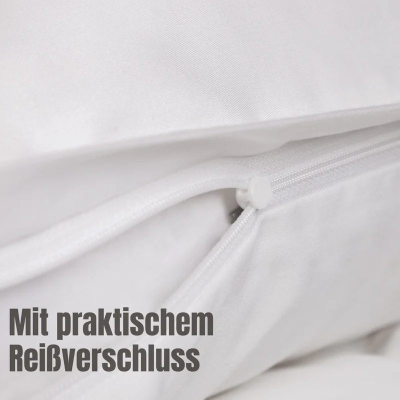 SCHÖNER WOHNEN Satin Bettwäsche - weich & atmungsaktiv - Uni