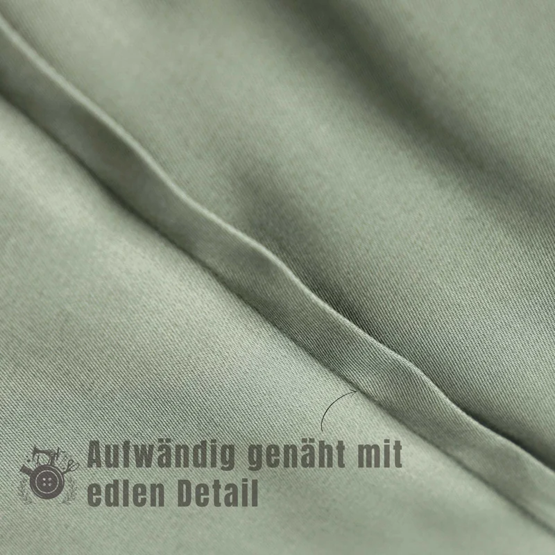 SCHÖNER WOHNEN Satin Bettwäsche - weich & atmungsaktiv - Uni