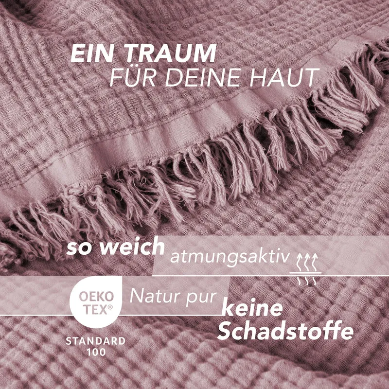 Musselin Decke - Mauve - 220x240cm