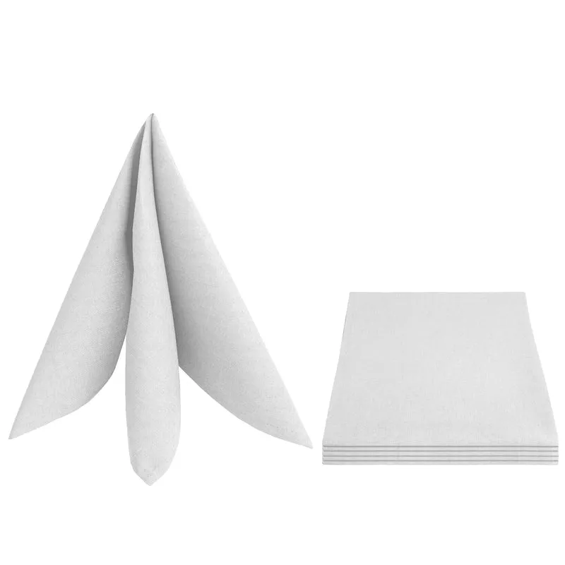 Leinen Optik Servietten 4er-Set 50 x 50 cm