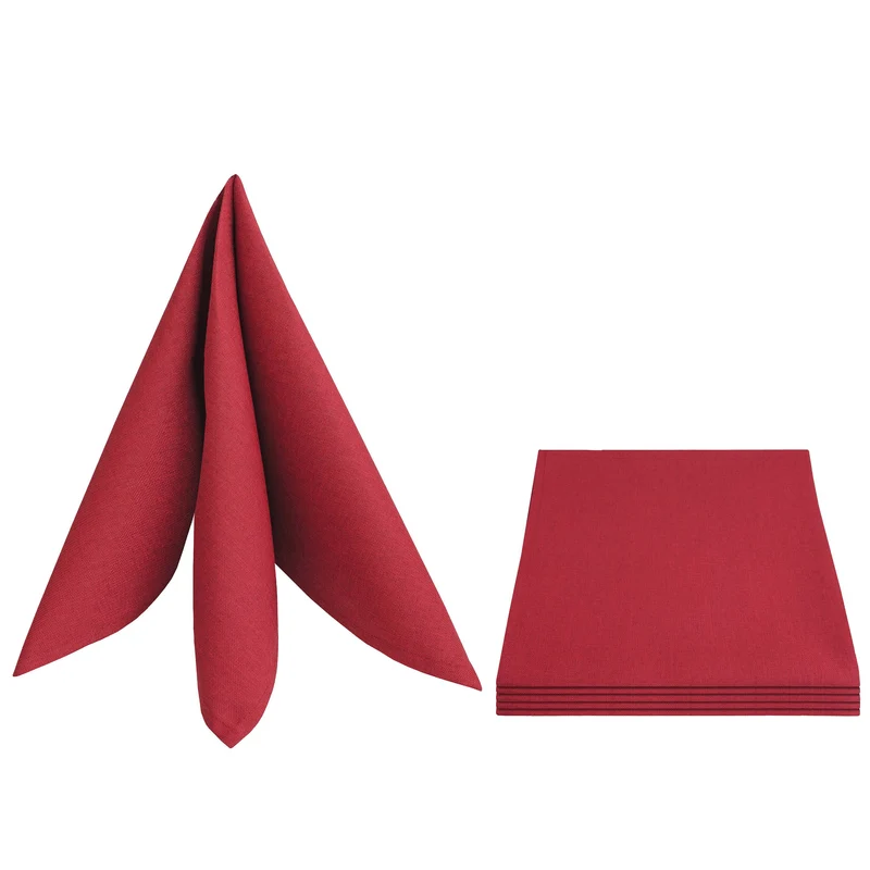 Leinen Optik Servietten 4er-Set 50 x 50 cm