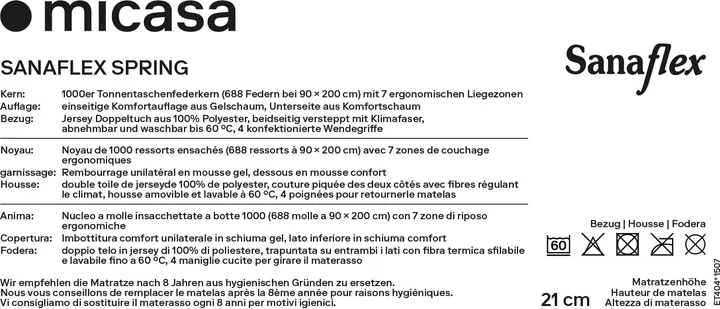 Sanaflex SPRING Matratze
