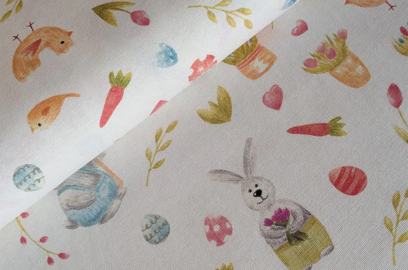 Dekostoff Osterhasen *Ab 50cm