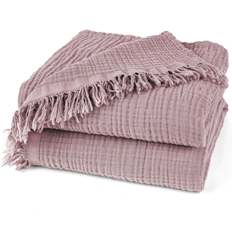 Musselin Decke - Mauve - 220x240cm