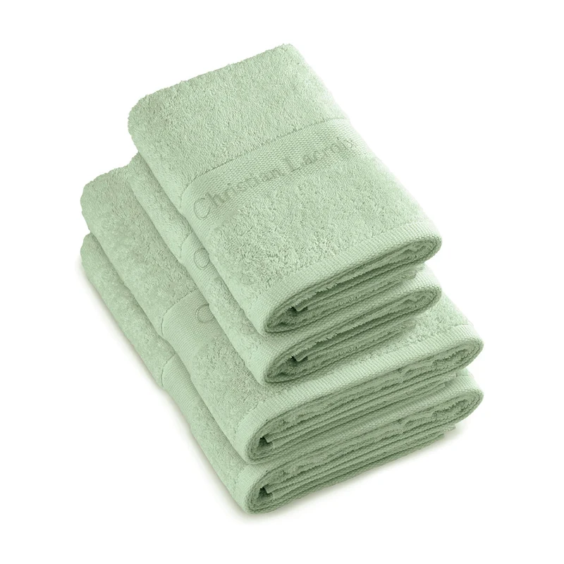 Set de 2 serviettes et 2 draps de bain