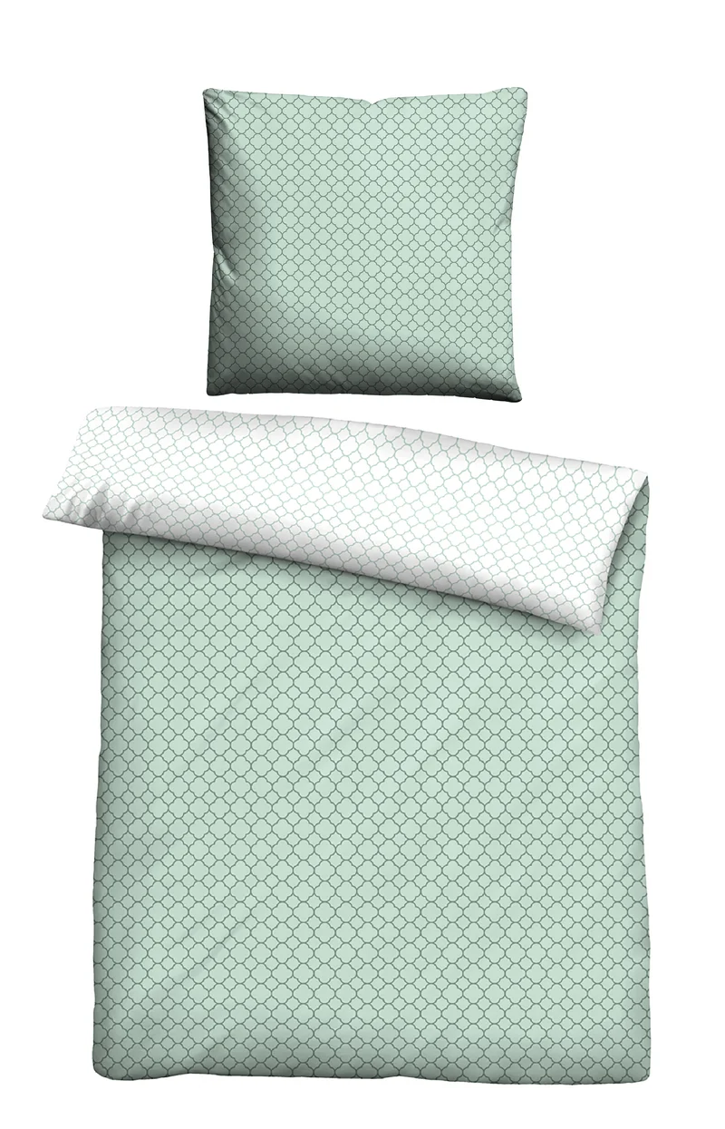 biberna Mako-Satin Bettwäsche Grafik Mix & Match (0636045)