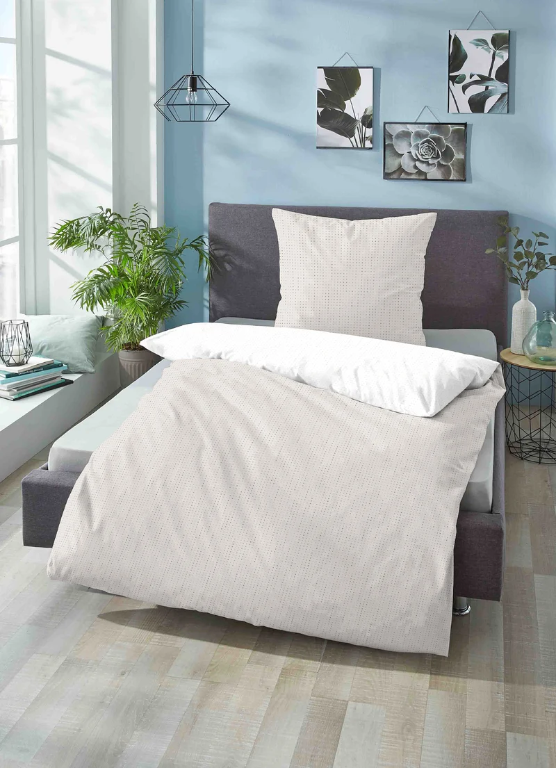 biberna Mako-Satin Bettwäsche Punkte Mix & Match (0636047)
