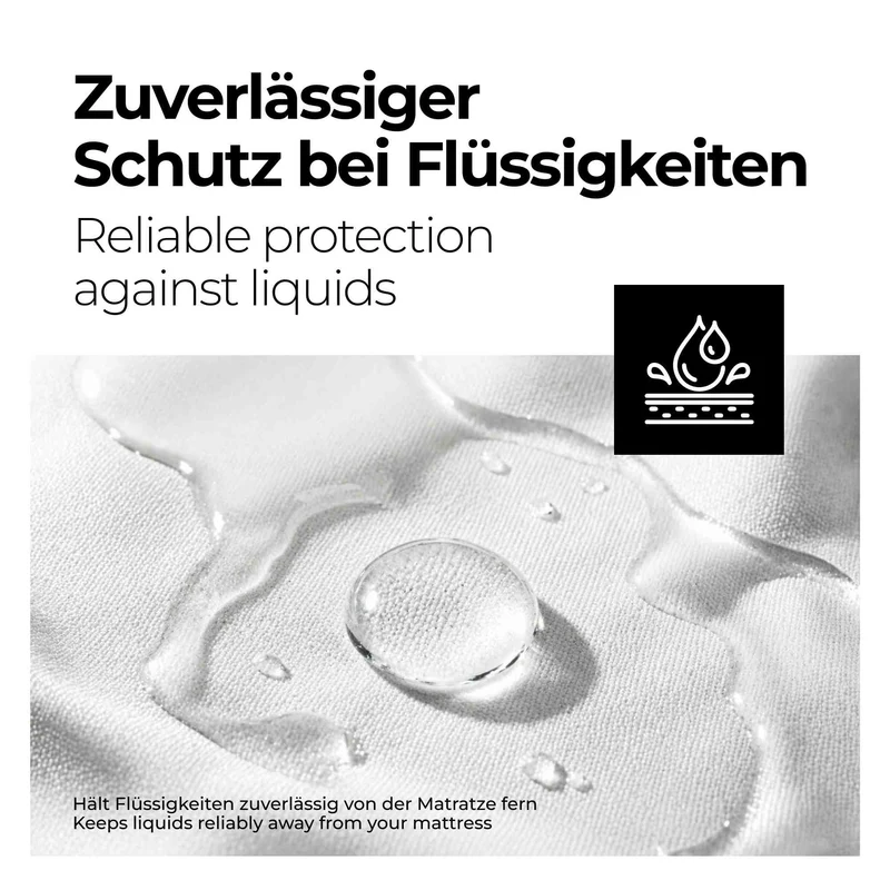 etérea Mikrofaser Wasserdichte Matratzenauflage Agnes