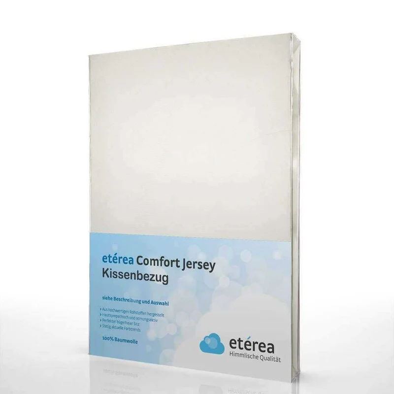etérea Comfort Jersey Kissenbezug Doppelpack
