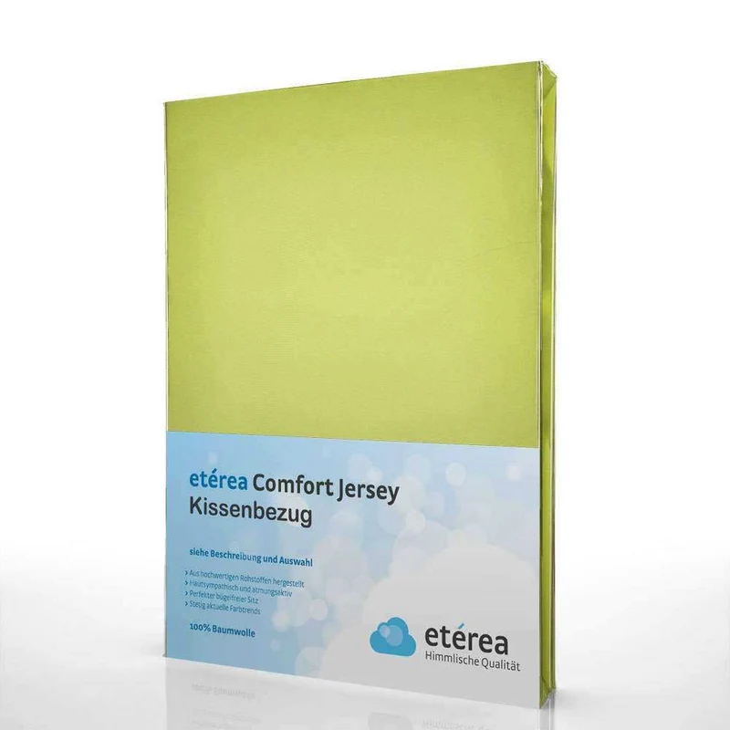 etérea Comfort Jersey Kissenbezug Doppelpack
