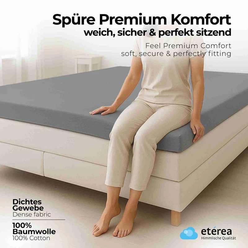 etérea Comfort Jersey Topper Spannbettlaken