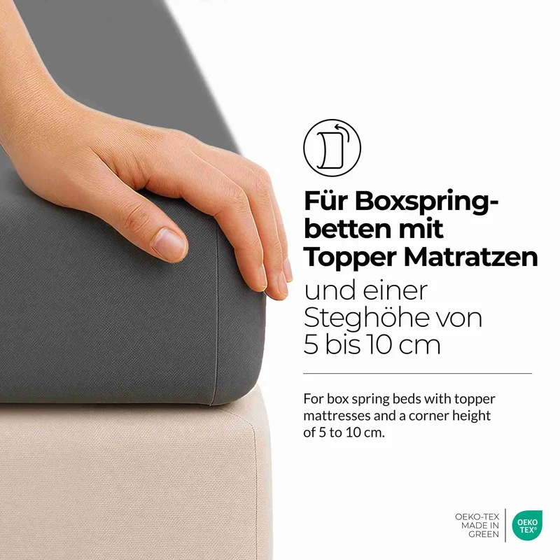 etérea Comfort Jersey Topper Spannbettlaken
