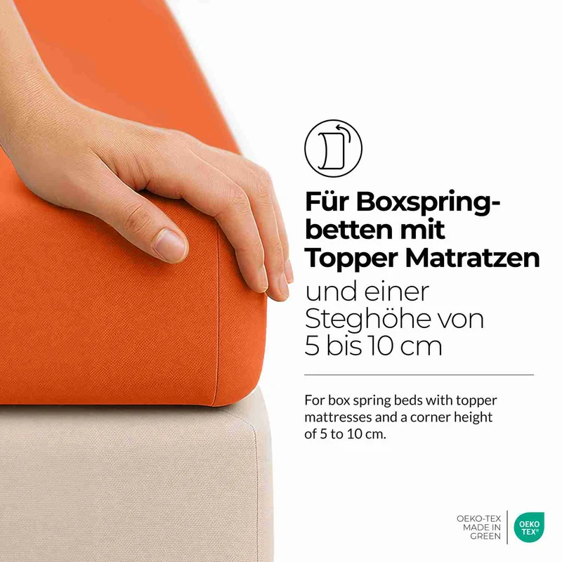 etérea Comfort Jersey Topper Spannbettlaken