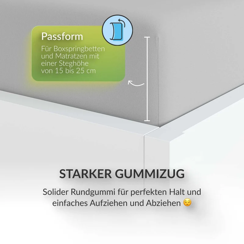 etérea Microfaser Spannbettlaken