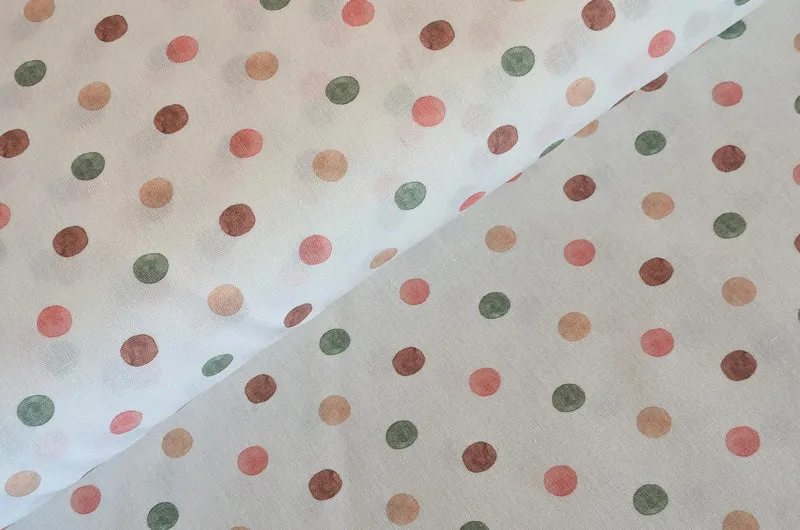 Baumwolle digital bedruckt Punkte *Ab 50cm