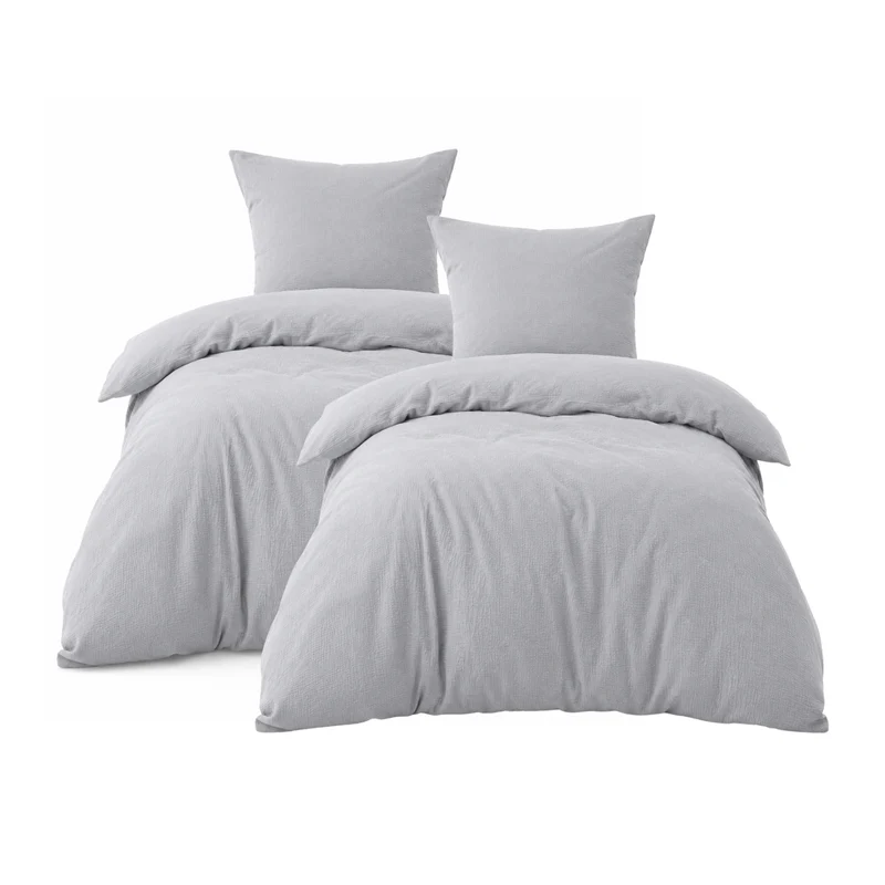 Bettwäsche Musselin "pure hug", 100% Baumwolle, 135x200+80x80/155x220+80x80, versch. Farben