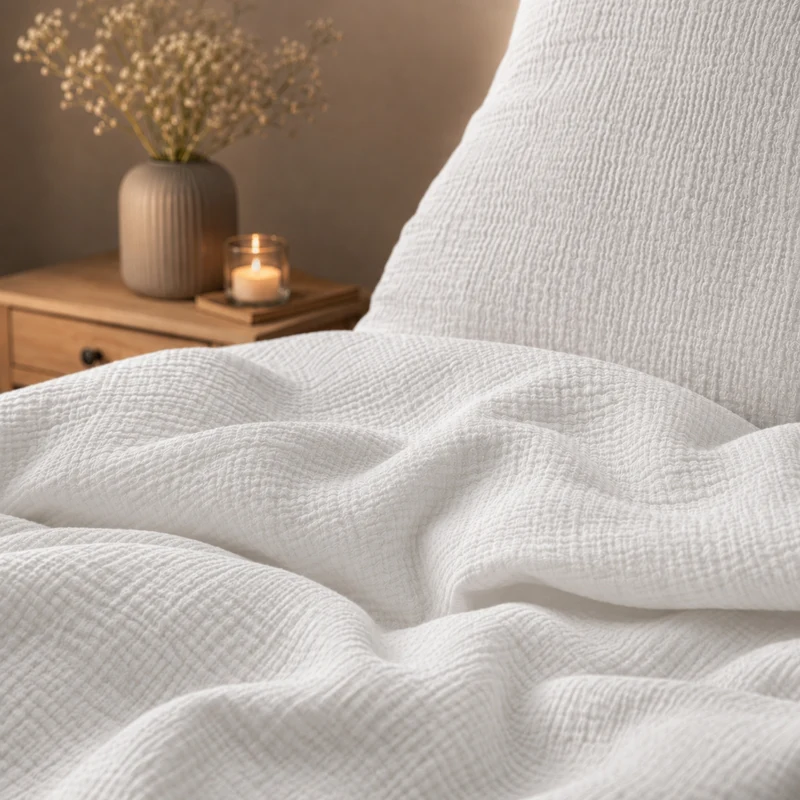Bettwäsche Musselin "pure hug", 100% Baumwolle, 135x200+80x80/155x220+80x80, versch. Farben