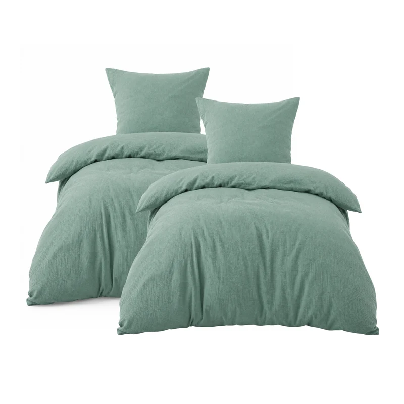 Bettwäsche Musselin "pure hug", 100% Baumwolle, 135x200+80x80/155x220+80x80, versch. Farben