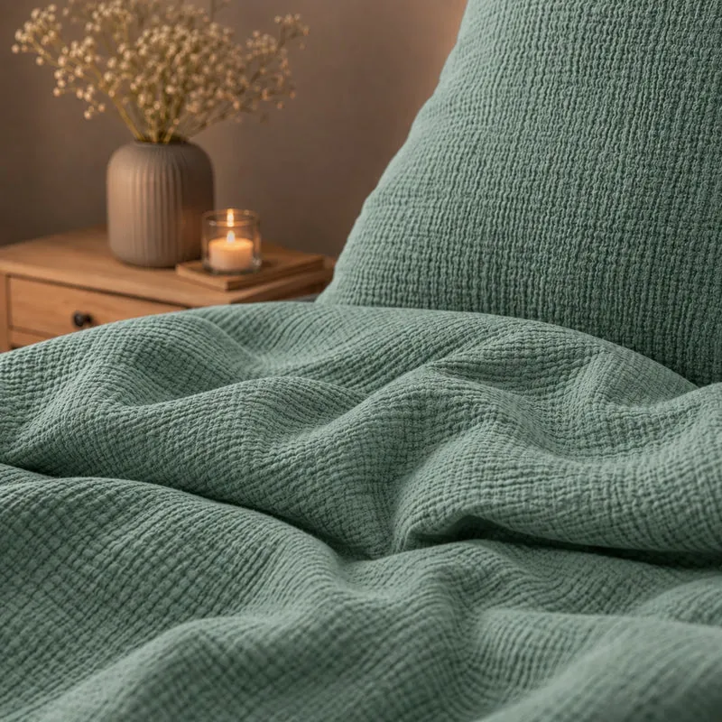 Bettwäsche Musselin "pure hug", 100% Baumwolle, 135x200+80x80/155x220+80x80, versch. Farben